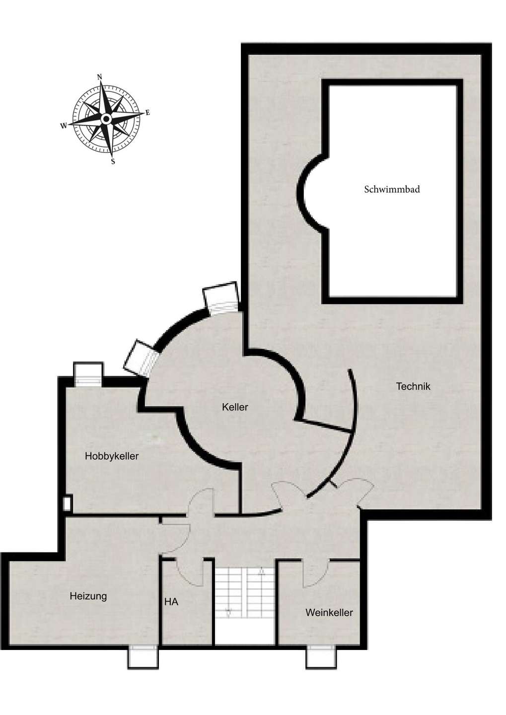 Grundriss Keller